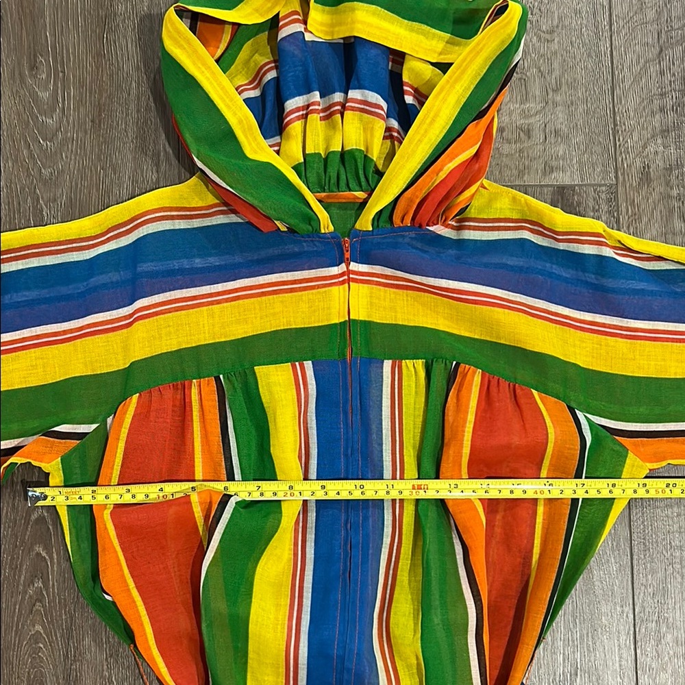 Like new - DOTTI Cabana Stripe Hooded Beach Coverup Dress - Picture 12 of 12